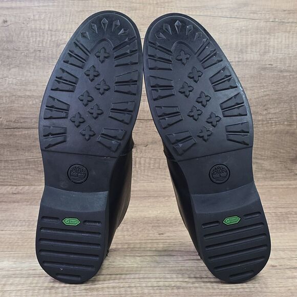 Timberland Earthkeepers Men's Size 11.5 Black Leather Waterproof Boots (5922R) - Picture 7 of 9